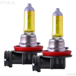 Piaa 22-13411 H11 Solar Yellow Replacement Bulb - All