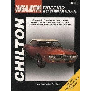 Repair Manual Chilton 28600 fits 67-81 Pontiac Firebird - All