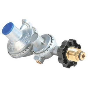 Camco 59333 Horizontal Two Stage Propane Regulator With Pol - All