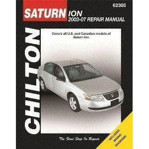 Repair Manual Chilton 62305 fits 03-07 Saturn Ion - All