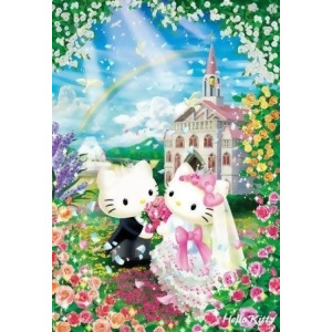 Hello Kitty 'Sweet Wedding 2013'-1000 Pieces Jigsaw Puzzle 15inch 10.2inch - All