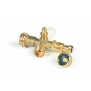 Camco 59113 Propane Brass Tee With 4 Port - All