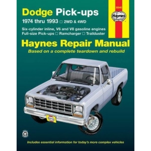 Haynes Manuals N. America Inc. 30040 Dodge Full-Size Pick-Up 74-93 - All