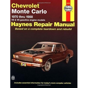Haynes Manuals N. America Inc. 24055 Chevrolet Monte Carlo 70-88 - All