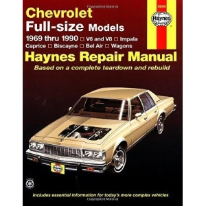 Haynes Manuals N. America Inc. 24045 Chevrolet Full Size Sedans 69-90 - All