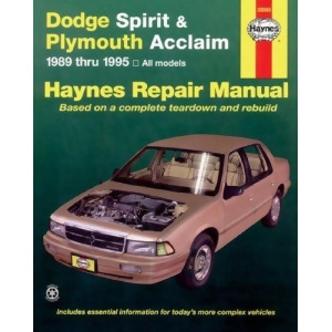 Haynes Publishing Group 30060 Dodge Spirit Plymouth Acclaim 89-95 - All