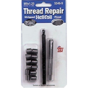 Heli-coil 55469 Helicoil 5546-9 M9x1.25 Metric Coarse Thread Repair Kit - All