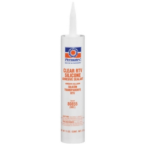 Permatex 80855 Clear Rtv Silicone Adhesive Sealant 11 Oz. - All