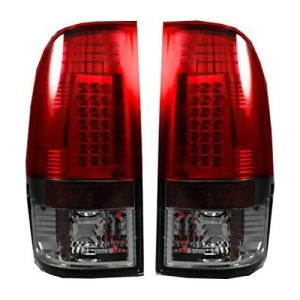 Recon 264172Rbk Dark Red Smoked Led Tail Light - All