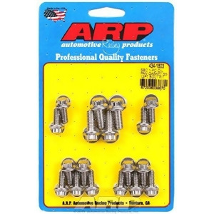 Arp 434-1803 12-Point Stainless Steel Oil Pan Bolt Kit For Small Block Chevy - All