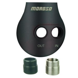 Moroso 23766 Billet Remote Oil Filter Mount - All