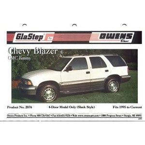 Owens Products 2076 GlaStep Custom Fiberglass Wheel To Wheel Running Boards - All