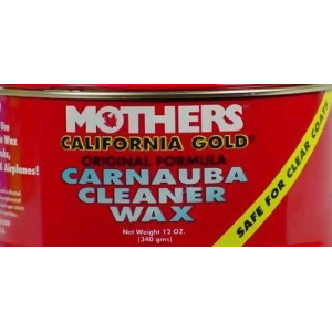Mothers 05500 California Gold Brazilian Carnauba Cleaner Wax Paste 12 Oz - All