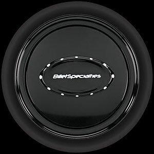 Billet Specialties 32729 Anodized Smooth Horn Button Black - All