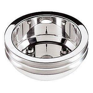 Billet Specialties 79220 Bbc 2 Grv Crank Pulley Lwp Polished - All