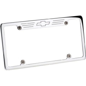 Billet Specialties 55623 Polished Bowtie License Frame - All