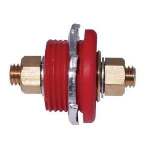 Moroso 74144 Red Thru Panel Connector - All