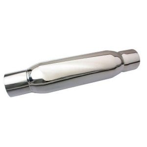Moroso 94055 3 Polished Stainless Steel Spiral Flow Muffler - All