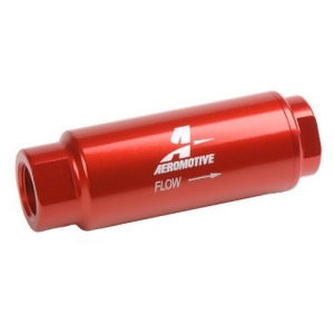 Aeromotive Fuel System Ss Series In-Line Fuel Filter 3/8 Npt 40 micron fabric - All