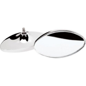 Billet Specialties 73520 2-5/16 X 4-3/16 Polished Oval Mirror Head - All