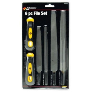 Wilmar Performance Tool W5390 Wilmar 6-Piece Set 4 Files And 2 Handles - All