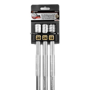 Wilmar W32139 1/2-Inch Drive Long Extension Set 3-Piece - All