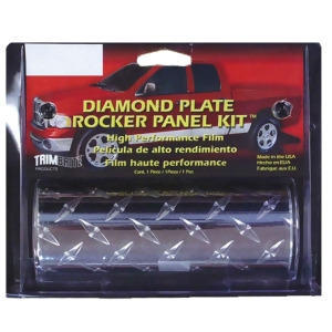 Trimbrite T1840 Chrome Diamond Plate Rocker Kit - All