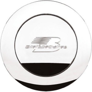 Billet Specialties 32625 Polished Large Billet Logo Horn Button - All