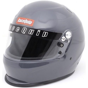 Racequip 273667 Gloss Steel XX-Large Pro15 Full Face Helmet Snell Sa-2015 Rated - All