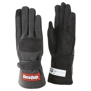 Racequip 355006 Racing Gloves-Black - All