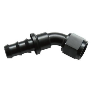 Vibrant 45 Degree Push-On An Hose End Fitting 8 An Black - All