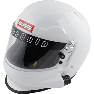 Racequip 293113 Gloss White Medium Pro15 Side Air Model Full Face Helmet Snell Sa-2015 Rated - All