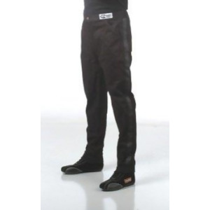 Racequip 112005 112 Series Large Black Sfi 3.2A/1 Single Layer Driving Pant - All