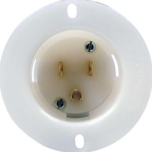 Quickcar Racing Products 57-710 110V Male Recessed Power Outlet - All