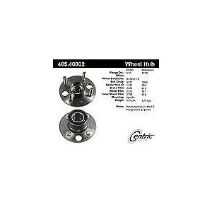 Centric 405.40002E Standard Axle Bearing And Hub Assembly - All