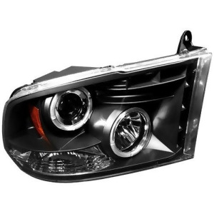 Ipcw Cws-423B2 Dodge Ram Pickup Black Projector Head Lamp With Rings Pair - All