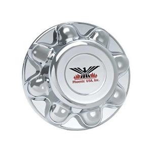 Quicktrim Abs Chrome Hub Cover 8 Lug On 6.5In Bc - All