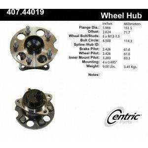 Centric 407.44019 Wheel Bearing And Hub Assembly - All
