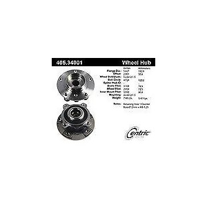Centric 405.34001E Front Wheel Bearing And Hub Assembly - All