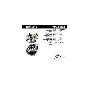 Centric 402.62019E Standard Axle Bearing And Hub Assembly - All