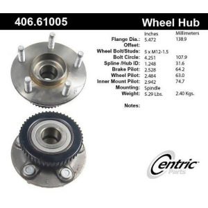 Centric 406.61005E Wheel Hub Assembly - All
