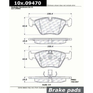 Stoptech 100.09470 Brake Pad - All