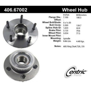 Centric 406.67002E Standard Axle Bearing And Hub Assembly - All