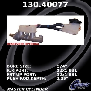 Centric 130.40077 Brake Master Cylinder - All
