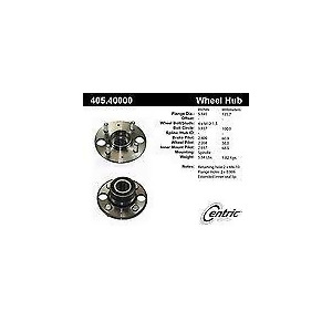 Centric 405.40000E Standard Axle Bearing And Hub Assembly - All