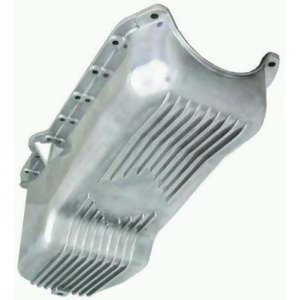 Racing Power R8444 Polished Aluminum Oil Pan Dipstick On Passenger Side - All