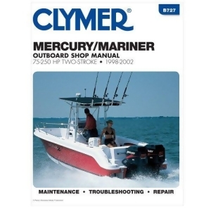 Clymer B727 Clymer Manual Mrcry/Mrne 2 Strk Outbrd 75-250Hp - All