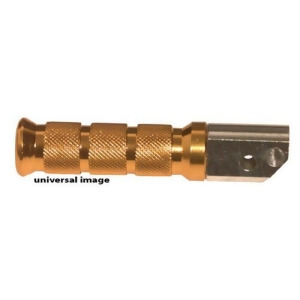 Emgo 50-11220 Round Style Footpegs Rider Gold - All