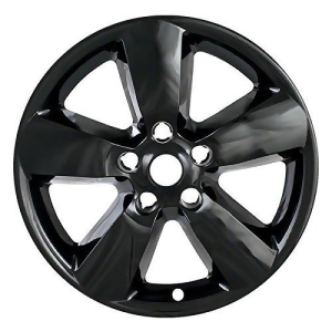 Fits 13-15 Dodge Ram 20 Wheels 4Pc Gloss Black Wheel Skins - All