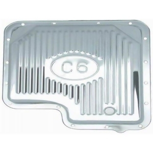 Rpc R9125 Chrome Steel Transmission Pan Ford C-6 Depth Stock - All